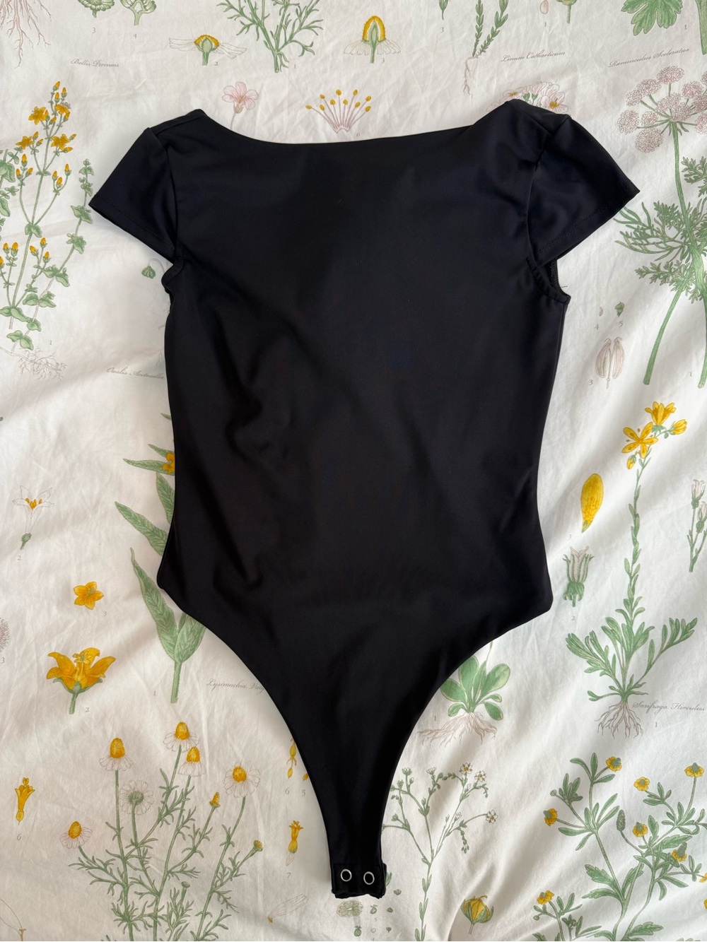 Black One-Piece Bodysuit